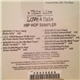 Various - A Thin Line Between Love & Hate - Hip Hop Sampler